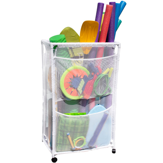 Pool Organizer 417227, 24" L x 24" W x 42" H