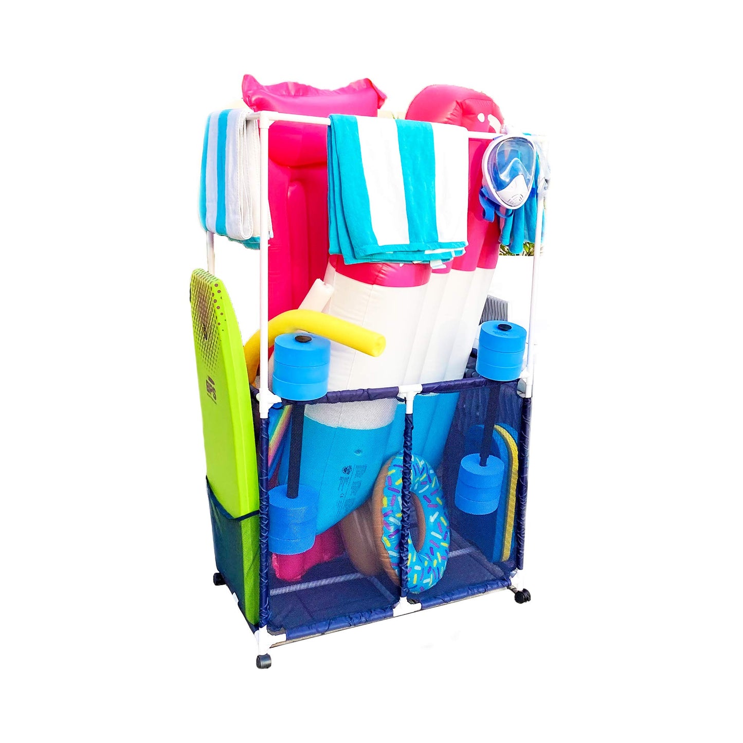 Pool Organizer 418566, T-S, 37"L x 28"W x 57"H