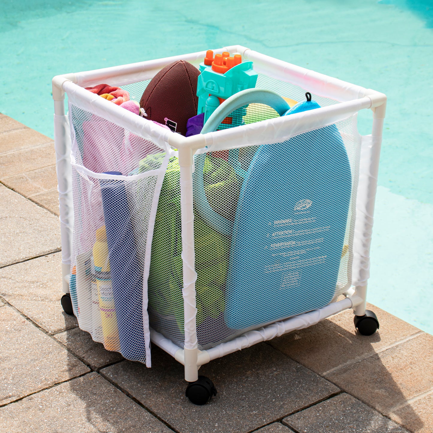 Pool Organizer 417244, S, 18" L x 18" W x 20" H