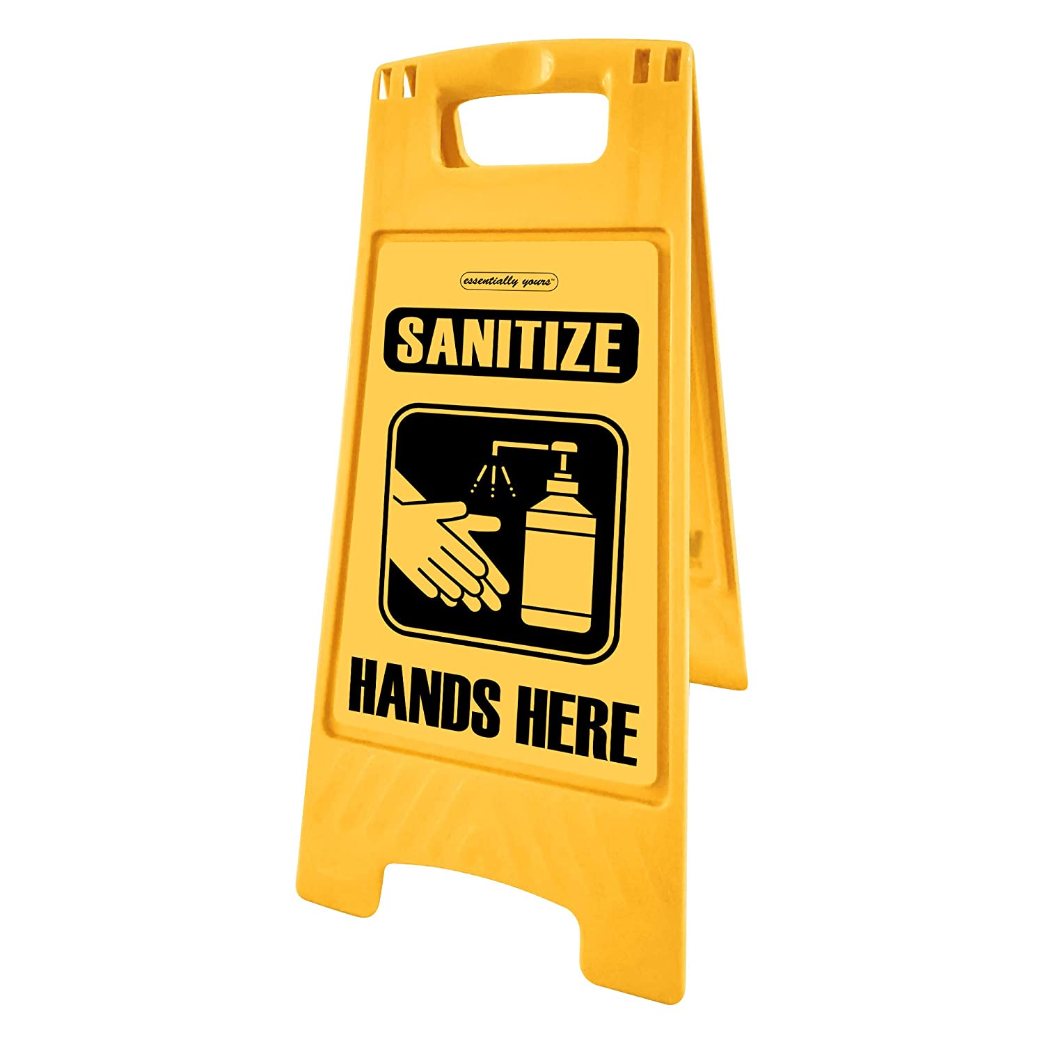 sanitize-hands-here-yellow-B085VTC21Q