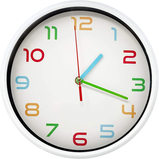 wall-clock-white-multicolor-B07PP8SV6D