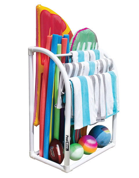 Pool Bins 5 Bar Curved Pool Towel Rack, 681577