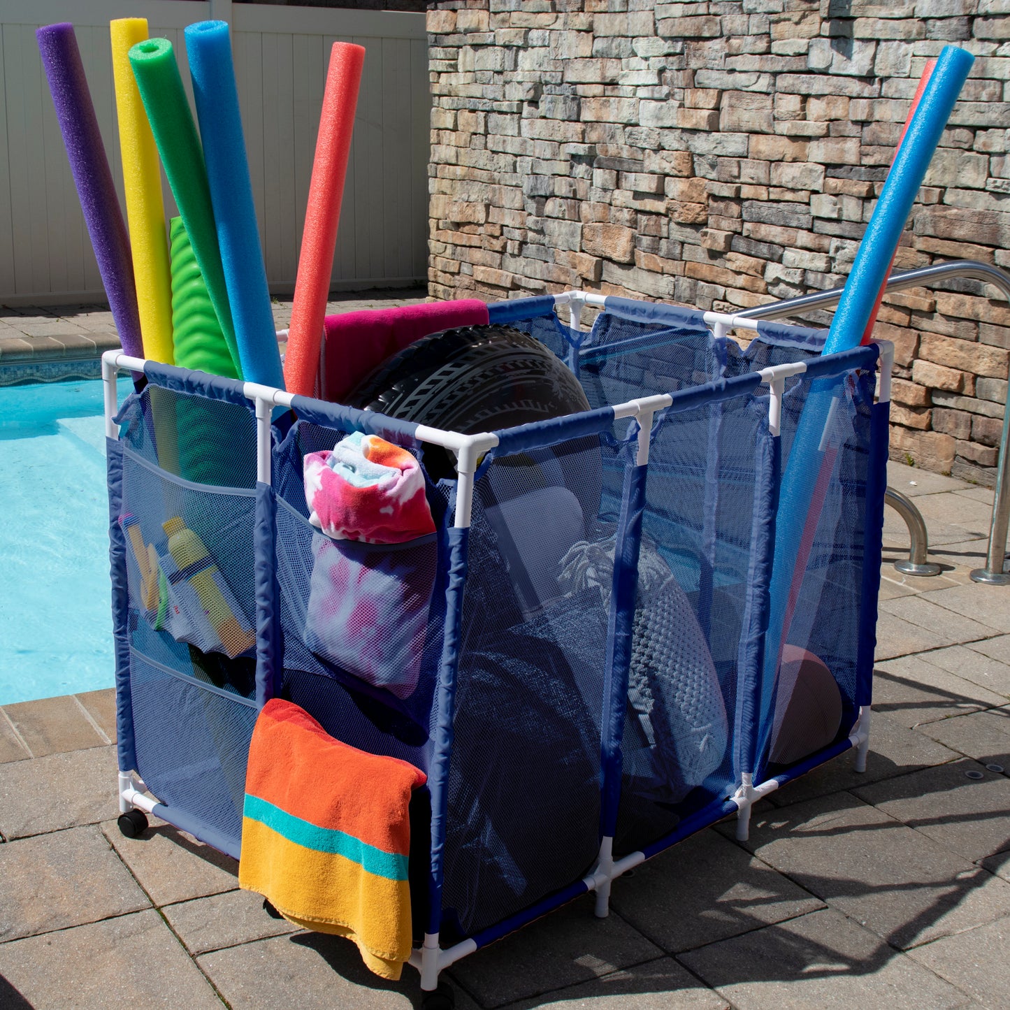 Pool Organizer 455119, XXL, 50" L x 32" W x 36" H